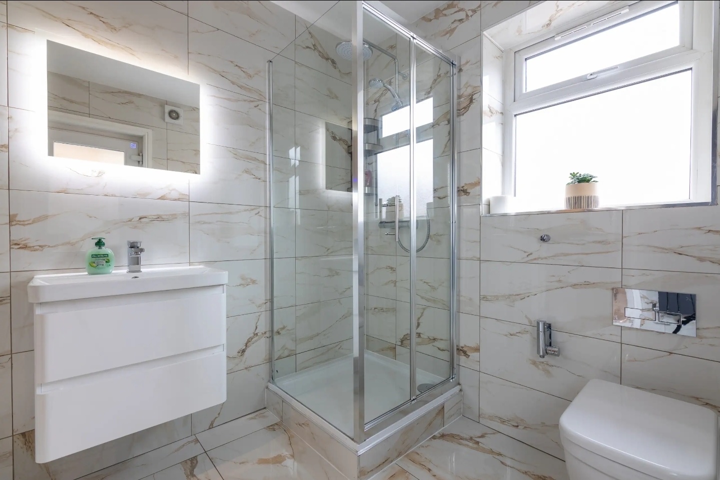 Marble Shower Room — Shower Room Renovation